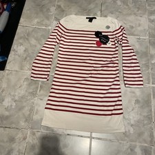 MARC BY MARC JACOBS Striped Bateau Breton Neckline Top/Dress SZ X-Small