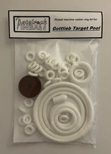 1969 Gottlieb Target Pool Pinball Machine Rubber Ring Kit