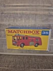 matchbox superfast lesney NO 35 MERRYWEATHER FIRE ENGINE repro box