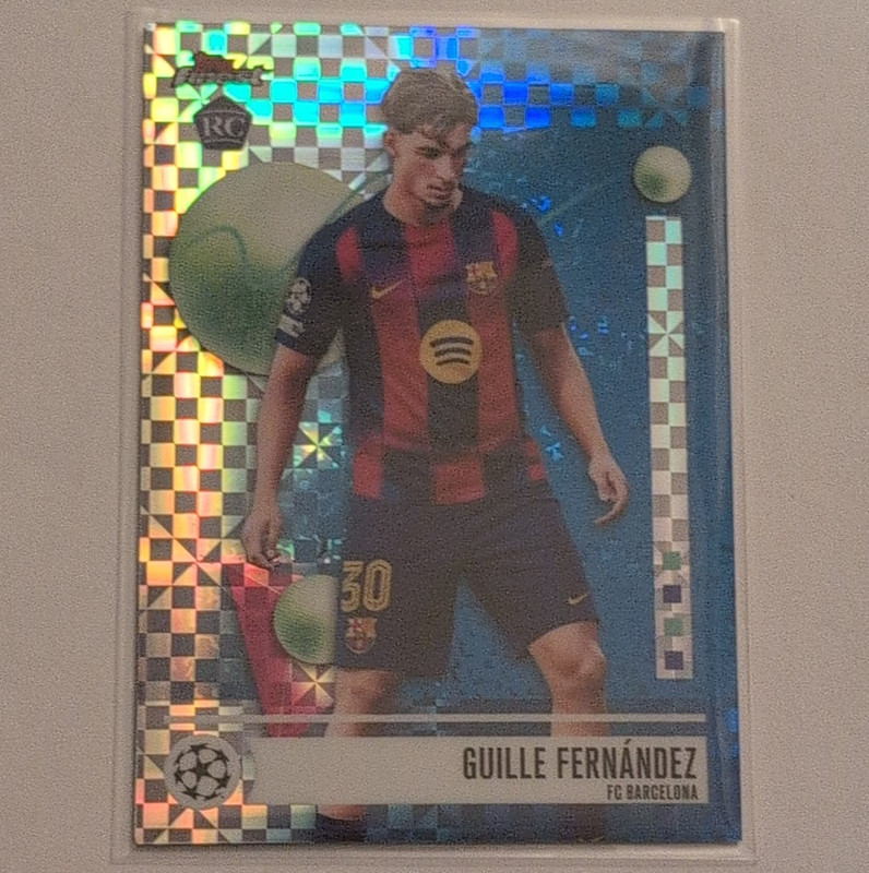 Topps UEFA Champions League Rookie Guille Fernández #46 FC Barcelona 2026