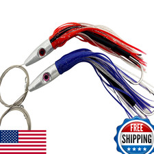 Magbay Lures High Speed Wahoo Lures 2 Pack Fully Rigged 6 Ft 280 Lbs Ss Leader