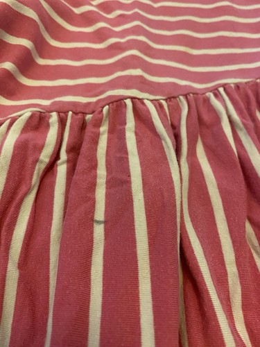Polarn O. Pyret 2x Cute Tunic Tops in Pink & Blue Striped size 4-6 years - Picture 3 of 12