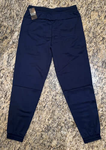 Jogging homme logo EA7 EMPORIO ARMANI 125 $ tailles XS-XXL bleu or AUTHENTIQUE NEUF - Photo 3/7