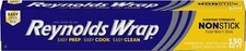 Wrap Non Stick Aluminum Foil Nonstick Roll Prevents Food Sticking and Messy