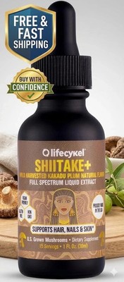 Lifecykel - Shiitake Mushroom Extract with Kakadu Plum- Hair Skin & Nail Supp...