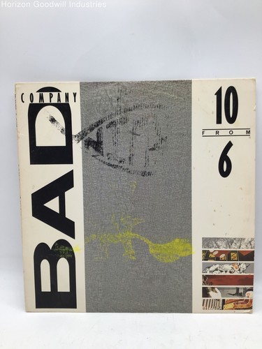 Vintage 1985 Bad Company "10 From 6" LP Vinyl Rock Record (Atlantic 81625-1) - Picture 2 of 10