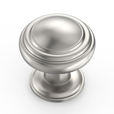 10 Pack Brushed Satin Nickel Cabinet Knobs Single Hole Cabinet Pulls 1 Inch D...