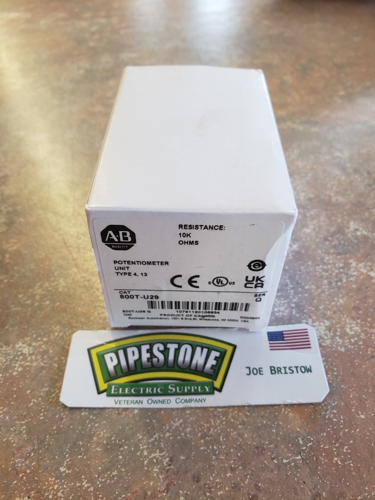 ALLEN BRADLEY 800T-U29 30mm Kentucky Stock