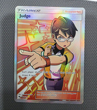 Pokemon TCG Judge Full Art Ultra Rare Holo 209/214 SM Lost Thunder English 2018 on eBay