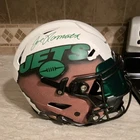 Joe Namath New York Jets signed custom 2/4 speedflex authentic football helmet