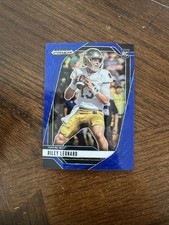 2025 Panini Prizm Draft Picks - Riley Leonard #76 Blue Wave Prizm /299 (RC)
