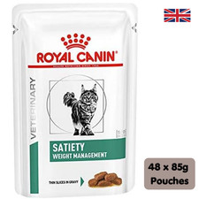 ROYAL CANIN Satiety Weight Management CROYAL at Food 48 x 85g Pouches Veterinary