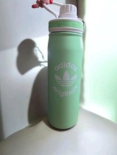 Adidas original 600 ml 20 oz. Metal Water Bottle Hot/Cold Double Wall Nwt