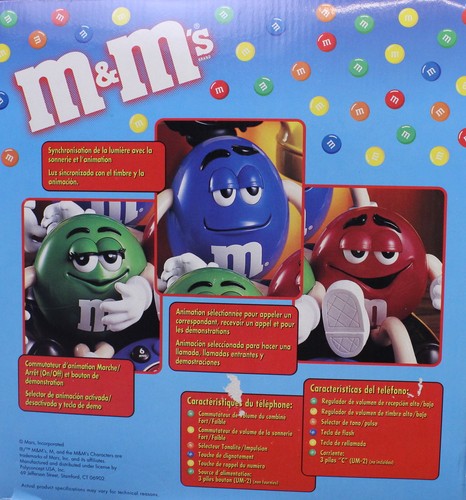 M&Ms Animated Telephone Officially Licensed Product - Picture 2 of 3