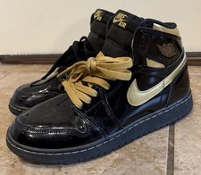 Jordan 1 Retro High OG GS Black Metallic Youth Size 6Y