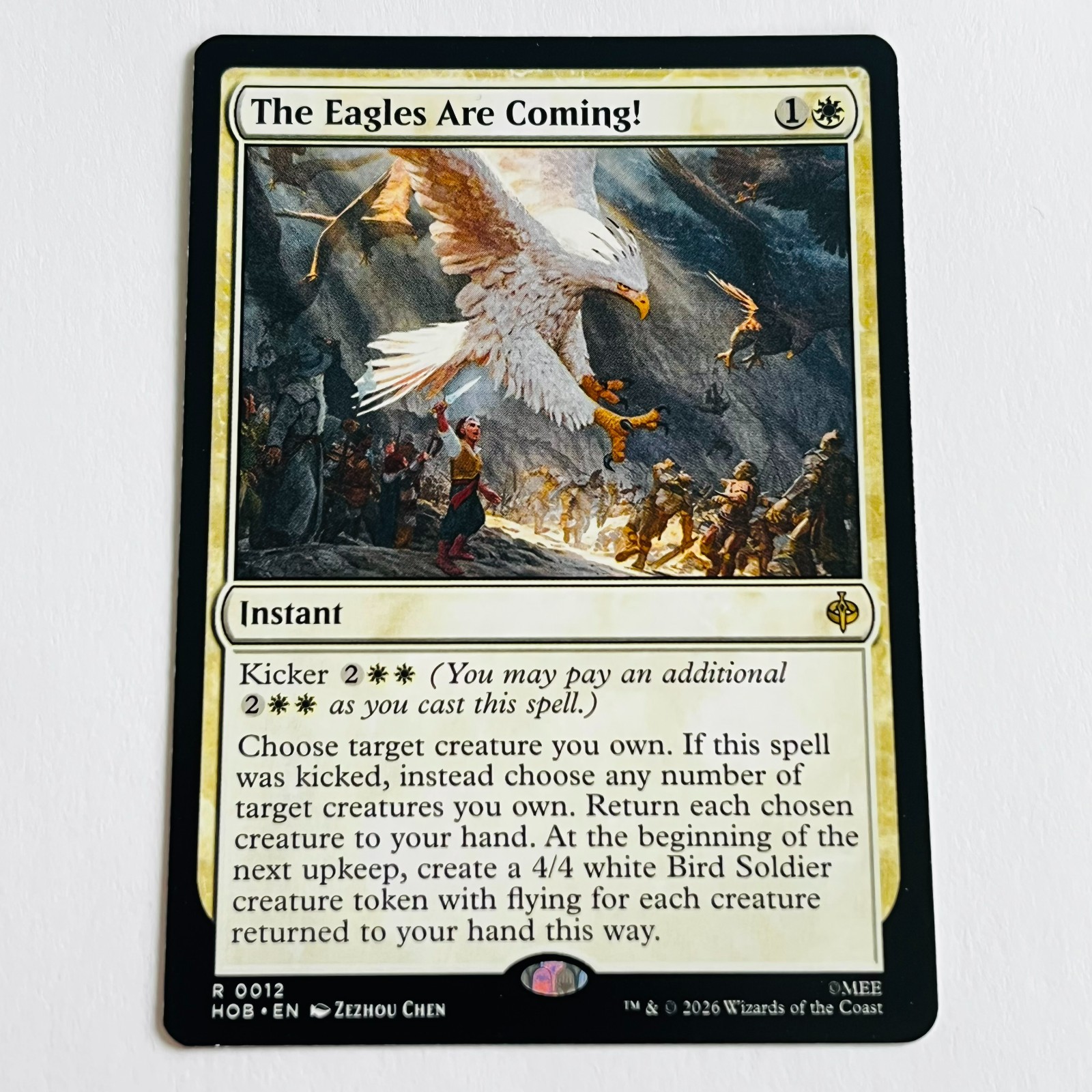 2026 MTG The Hobbit HOB-0012 The Eagles Are Coming! R