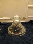 Vintage Anchor Hocking EAPC Star of David Prescut "Punch Bowl Stand"  7"