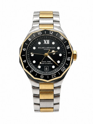 Baume & Mercier 40mm Riviera MOA08781 65626 18k Solid Gold& Stainless Steel Auto