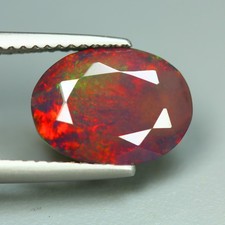 2.44 Cts_Elegant 3D Electric Flash Pattern_100 % Natural Welo Black Solid Opal