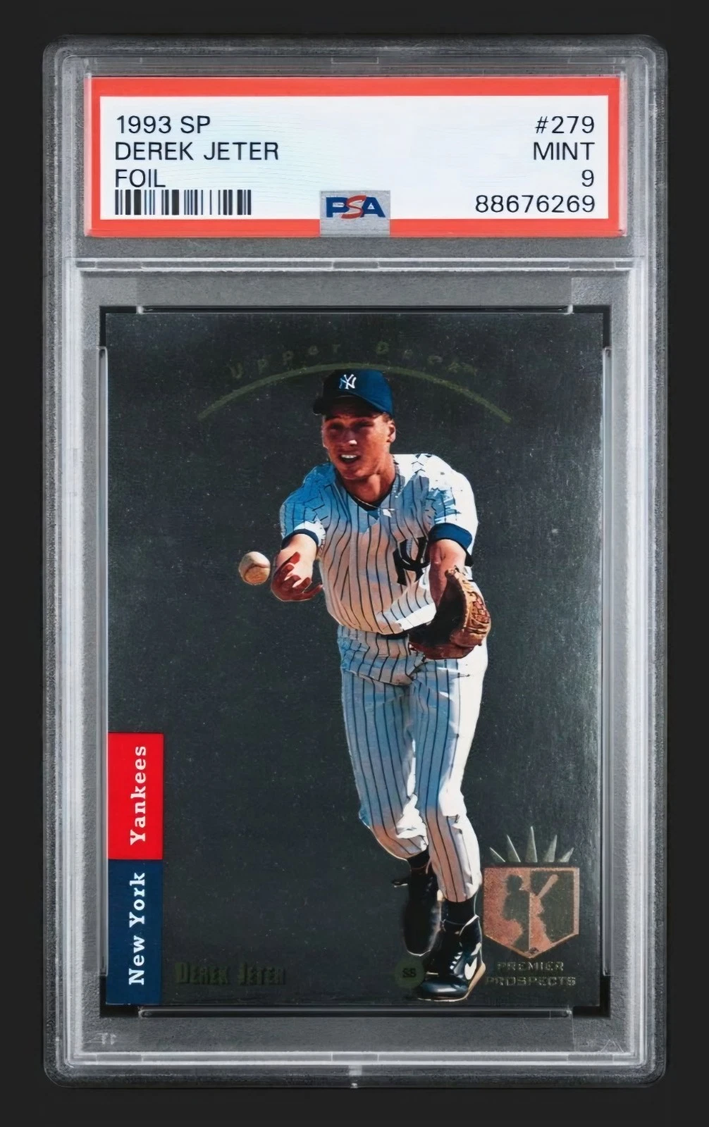 Derek Jeter SP Foil RC PSA 9