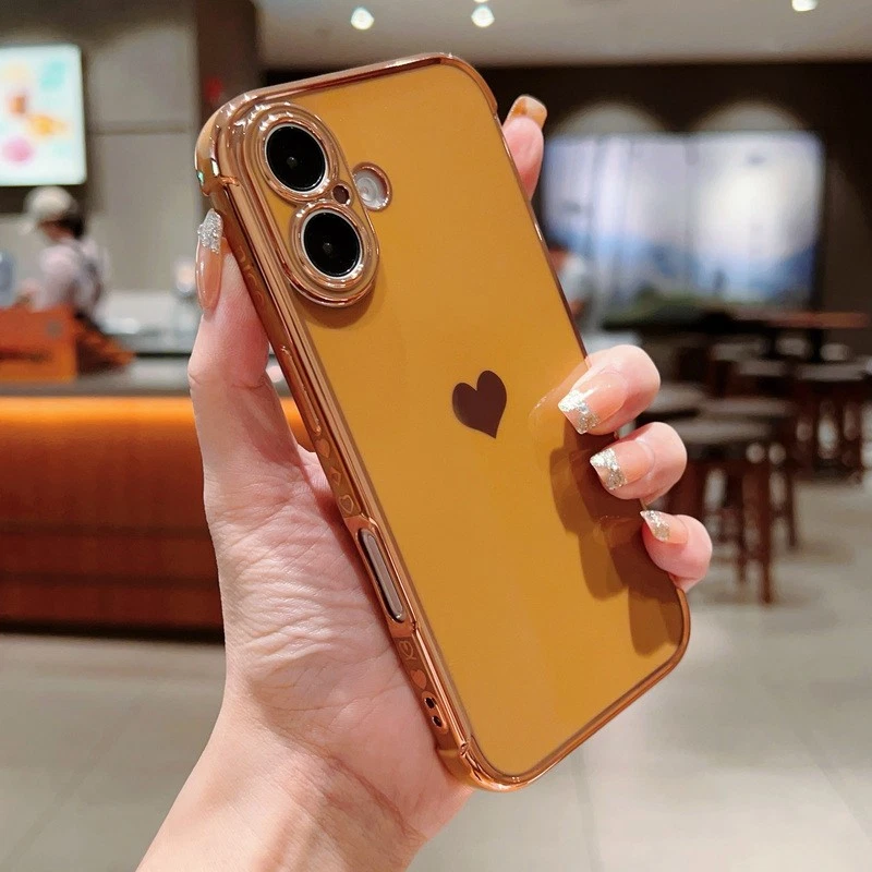 Case For iPhone 17 16 15 14 13 Pro Max 12 11 XS XR Glitter Heart TPU Soft Cover - Image 4 of 4