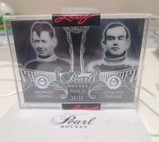 20/21 Leaf Pearl Hockey Georges Vezina & Cyclone Taylor Dual Pearls 10/10 🏒🥅🔥
