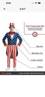 Uncle Sam Costume Adult, American Flag Suit Men, Uncle Sam Halloween Medium — photo 3