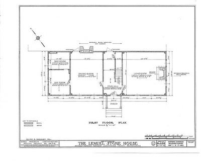 HABS PA,35-WAV,2- (sheet 1 of 8) - Lemuel Stone House, Clarks Green, Lackawanna