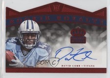 2015 Crown Royale Rookie ROYalty Signatures Retail Red 23/25 David Cobb Auto 0c3