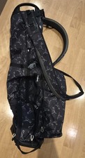 Ping Moonlite golf carry bag in black with Mr Ping pattern