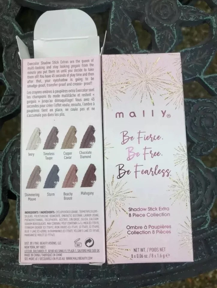 Mally Evercolor Shadow Stick Extra 8 Pc Collection Be Fierce Be Free Be Fearless - Image 2 of 4