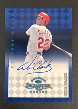 1998 Will Clark - Donruss 'Century Marks Blue' #0076 of 100 Hard Autograph