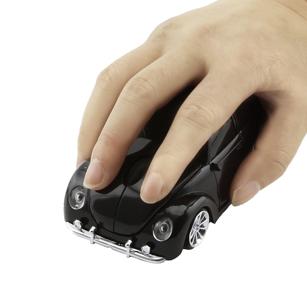 Usbkingdom 2.4GHz Wireless Ergonomic Optical Mouse in Cool 3D Sport Car Design for Comfort and Style