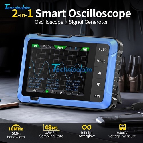 FNIRSI DSO510 DSO153 DSO152 Handheld Oscilloscope Portable Digital Oscilloscope - Picture 3 of 58