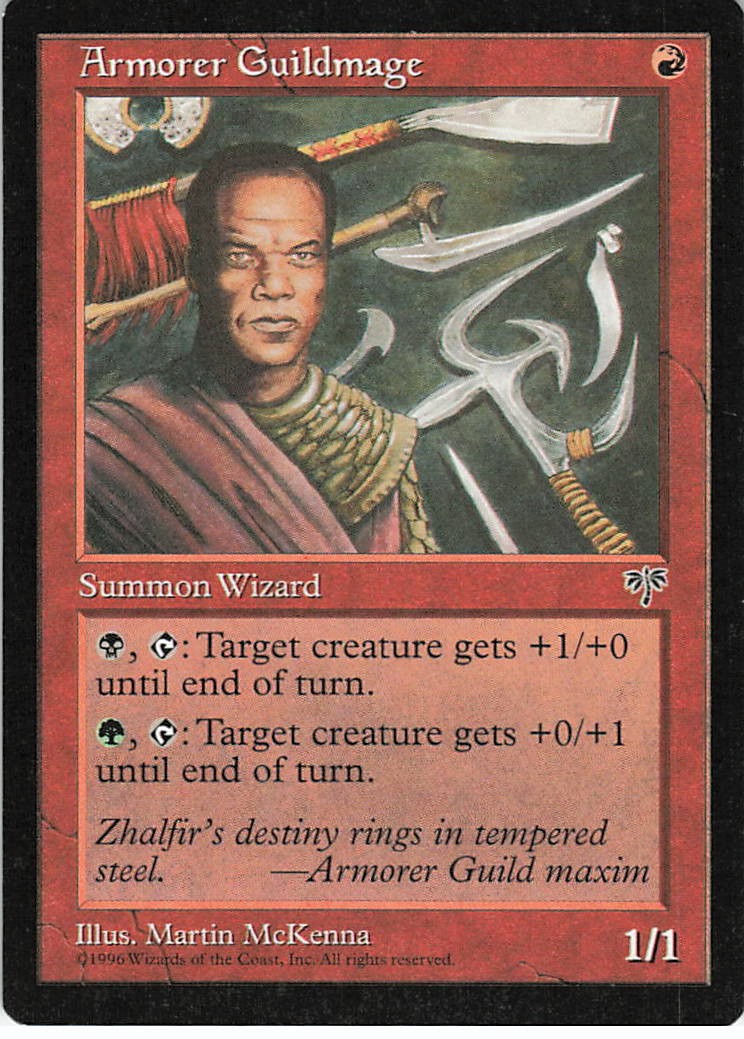 Armorer Guildmage Common Mirage Magic: The Gathering LP