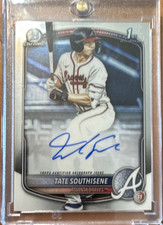 Topps Bowman Chrome Tate Southisene Certified Autograph Atlanta Braves