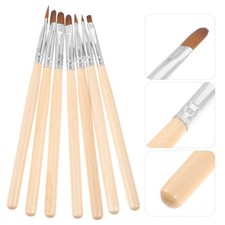 7pcs Nail Art Nail Cleaning Brush Nail Painting Nail Art Supplies