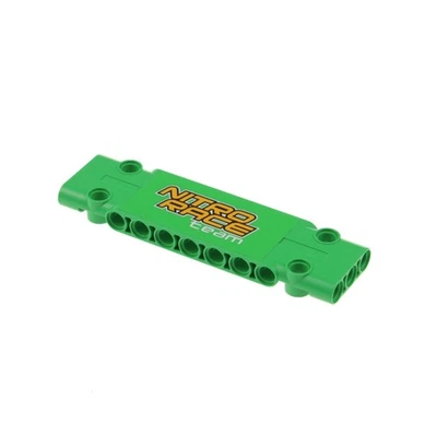 1x Lego Technic Platte 3x11x1 hell grün Sticker Nitro Race Team 42039 15458pb014 - Bild 1 von 2