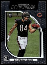 Colston Loveland 2025 Donruss Optic #10 Bears Insert ? SEE SCAN! FREE SHIPPING