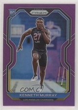2020 Panini Prizm Rookie Purple Prizm 125/125 Kenneth Murray #327 ib6