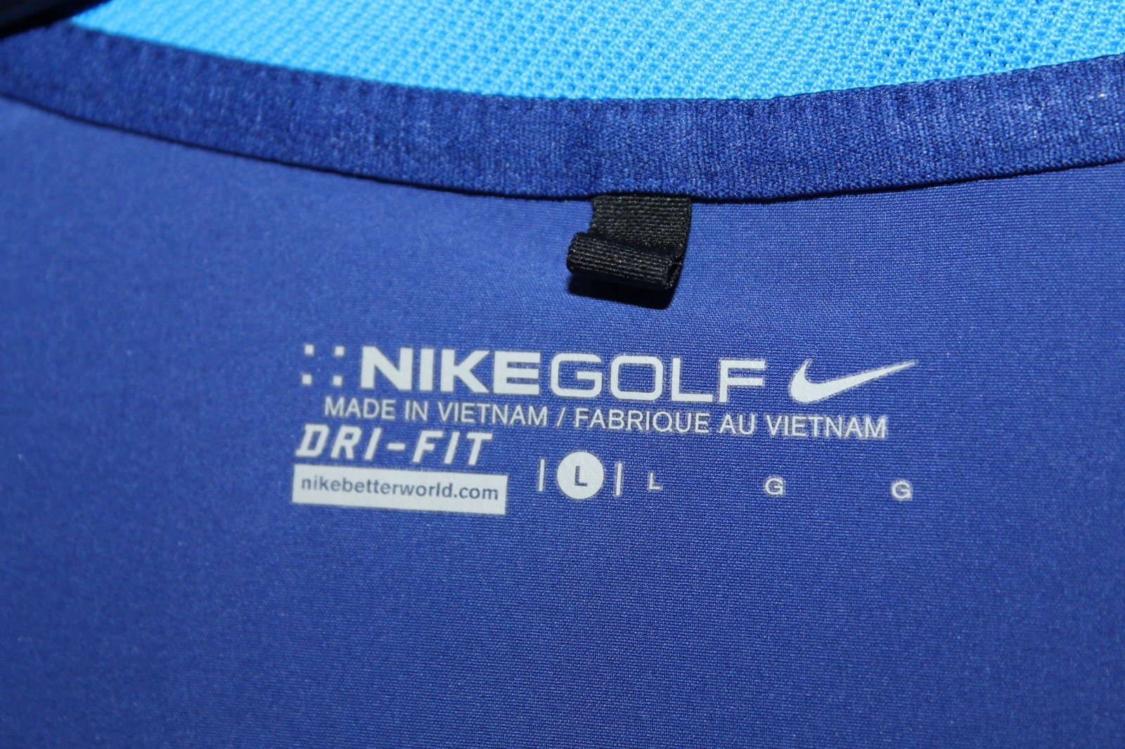 SACAI X NIKE Nike Golf Uomo GRANDE 1 4 Zip Pullover Giacca Dri Fit Blu 802089 455 Leggero