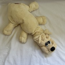 Vintage 1985 Tonka Pound Puppy Large Cream Plush Dog Made in Japan