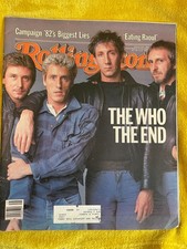 Rolling Stone Magazine - Issue #382 - Date: 11-11-1982 - The Who