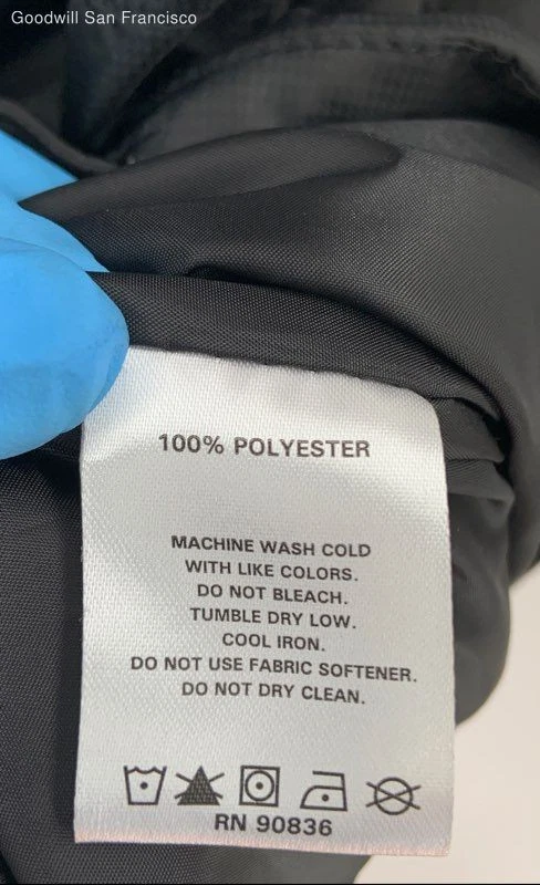 Port Authority Black Pockets Sleeveless Full Zip Puffer Mens Vest Size Large - Image 4 of 4