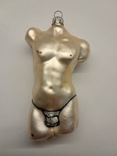 CHRISTBORN  - Christbaumkugel - Hand Blown - Made in Germany - Mann Erotik