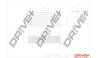 Dr!ve+ DP1110.10.0205 Luftfilter Einsatz FüR CitroËN DS Opel Peugeot Vauxhall