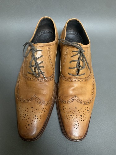 Scarpe Oxford JOHN W NORDSTROM marroni taglia 11 Made in Italy - Foto 2 di 17