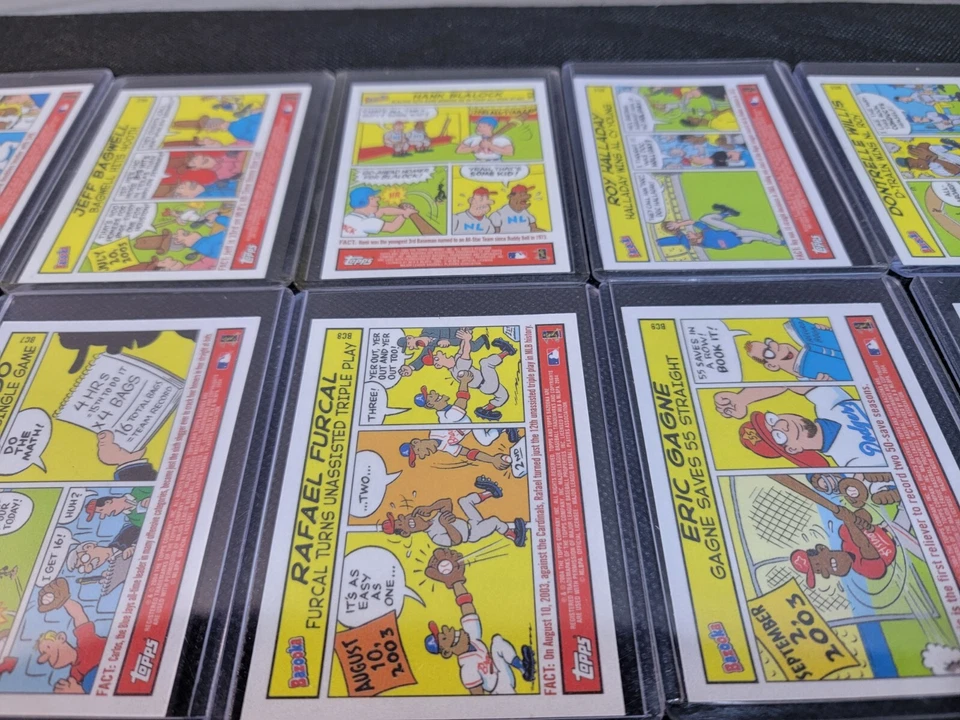 2004 TOPPS BAZOOKA BASEBALL COMICS   SET OF 24  JETER, PUJOLS, THOMAS  NM - Image 3 of 4