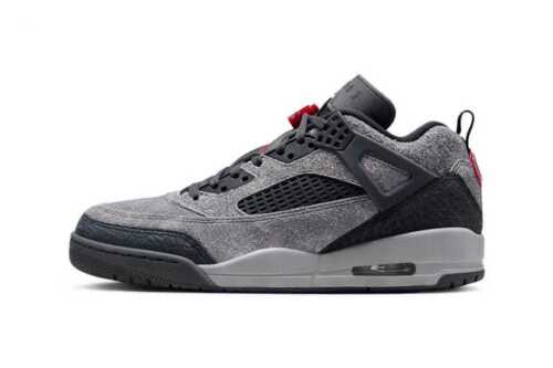 Nike Air Jordan Spizike Low Anthracite & Gym Red Mens Size US 12.5 Sneakers New✅ - Picture 2 of 9