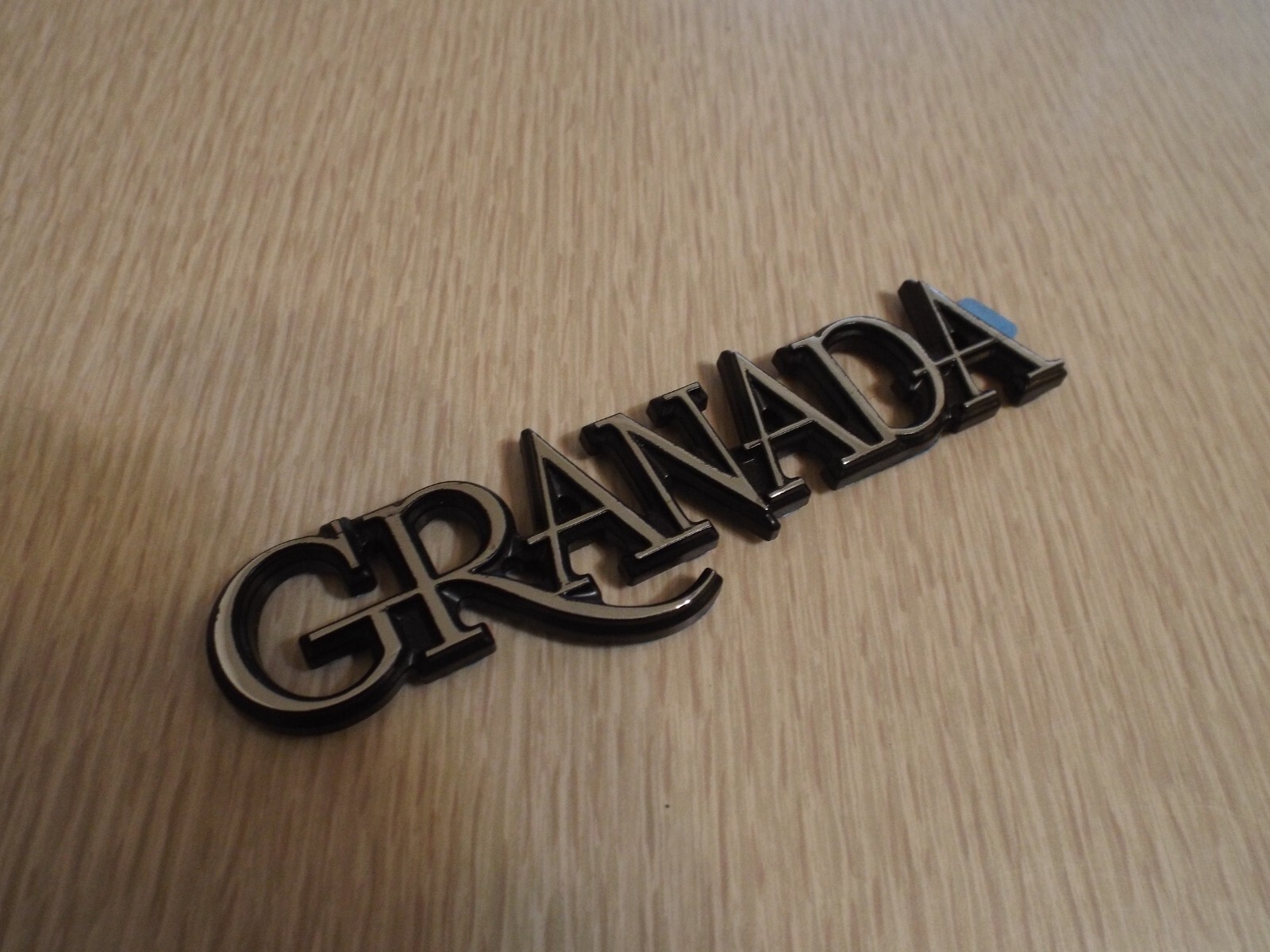 Vintage NOS 1981-82 Ford Granada Trunk Emblem Badge for 2.3 3.3 3.8 4.2 255 Engines
